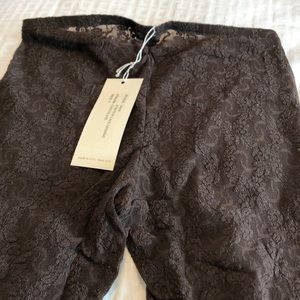 Only Hearts by Helena Stewart Leggings lace sz S,M